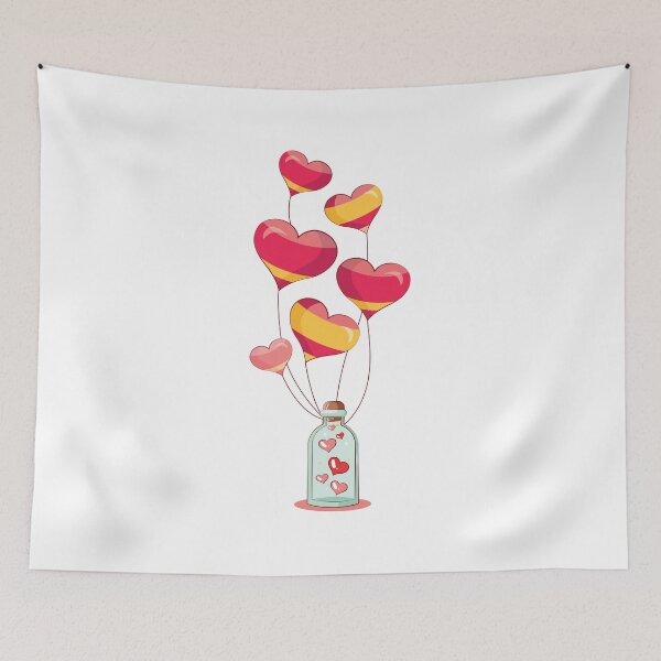 Item preview, Bottle with Hearts with Love is being stupid together designed and sold by 7-Studio.
