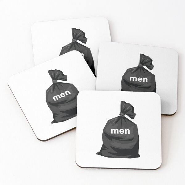 Item preview, Men Are Trash Sticker (Waterproof) - Laptop / Waterbottle Sticker designed and sold by sbk-designer.