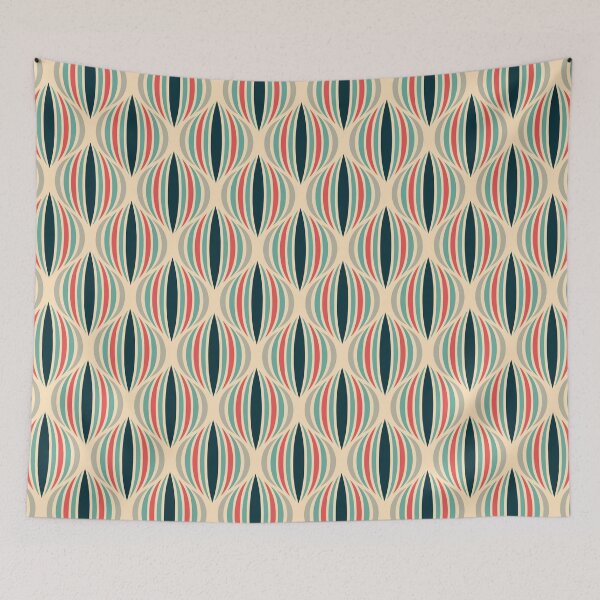 Item preview, Retrotaidetta, Vintage 70s Geometric Pattern designed and sold by BesanoStyle.