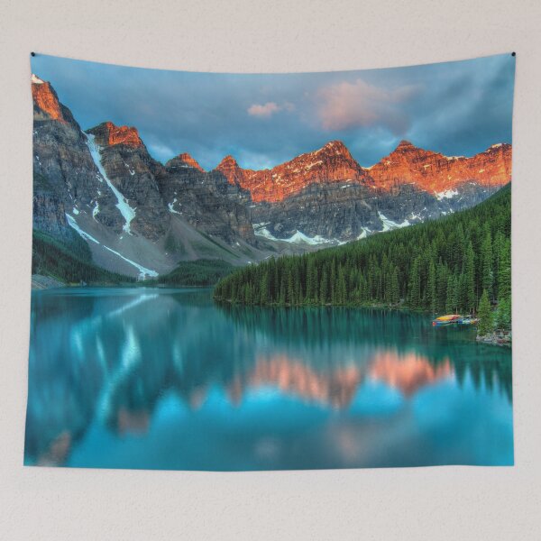 Item preview, Mountain Lake Forest Colors Spring designed and sold by CervantesArte20.