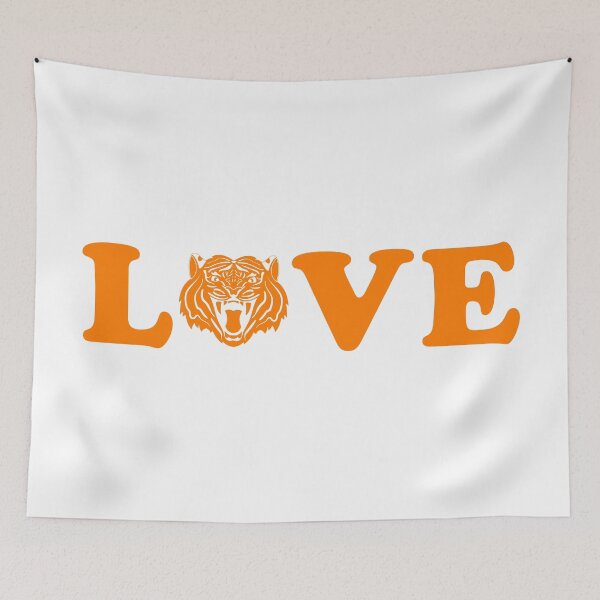 Item preview, I Love Tigers Orange designed and sold by cmd-art.