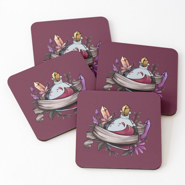 Item preview, Witchy Potion Design for DnD and Magical Wizards in Magenta & Orange designed and sold by MiaDelelai.