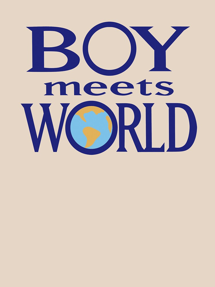 Download "Boy meets world" T-shirt by laperalimonera8 | Redbubble