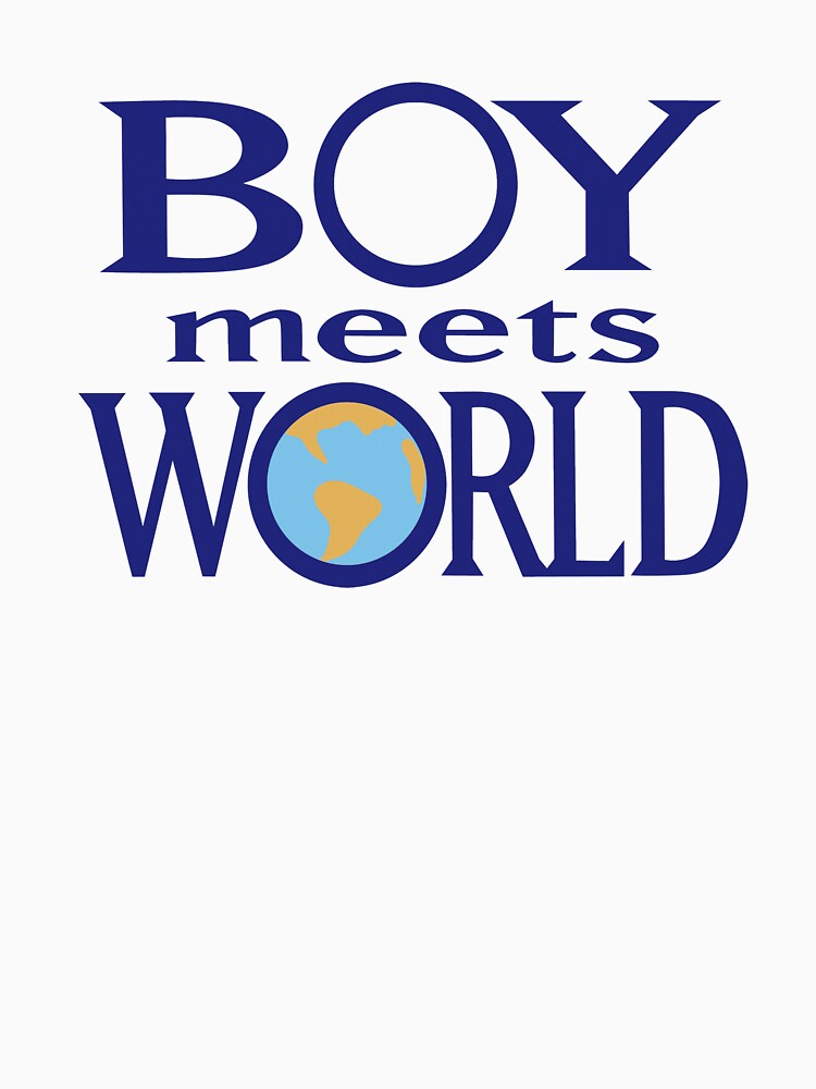 Download "Boy meets world" T-shirt by laperalimonera8 | Redbubble