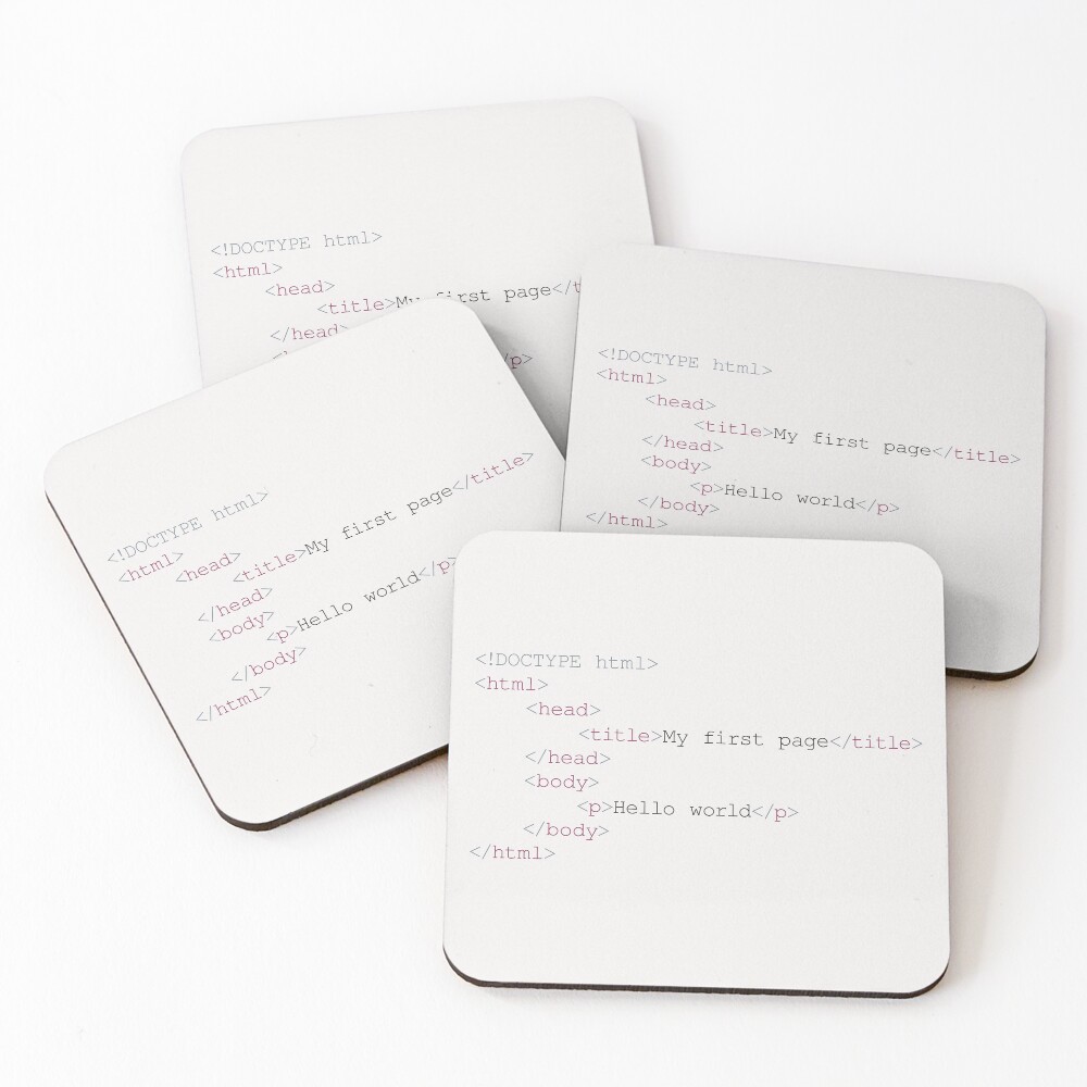 Item preview, Coasters (Set of 4) designed and sold by MDRNHOME.