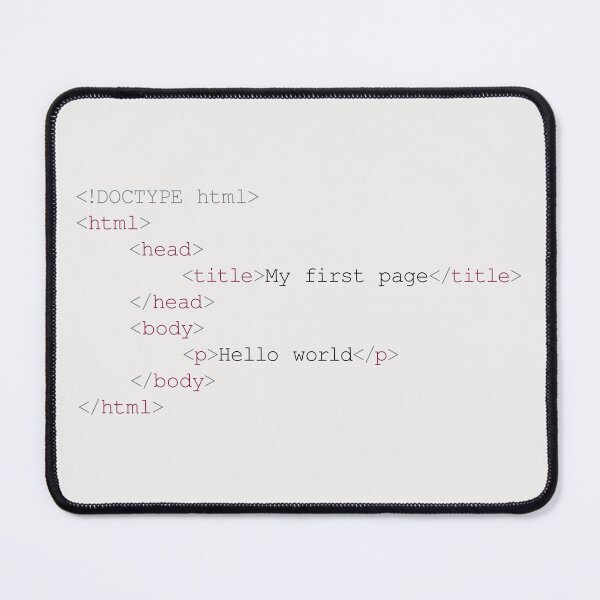 Item preview, Hello World in HTML Code designed and sold by MDRNHOME.