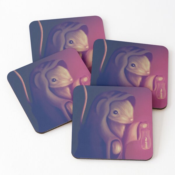 Item preview, Hooded mouse in pink designed and sold by Colonels  Basement.