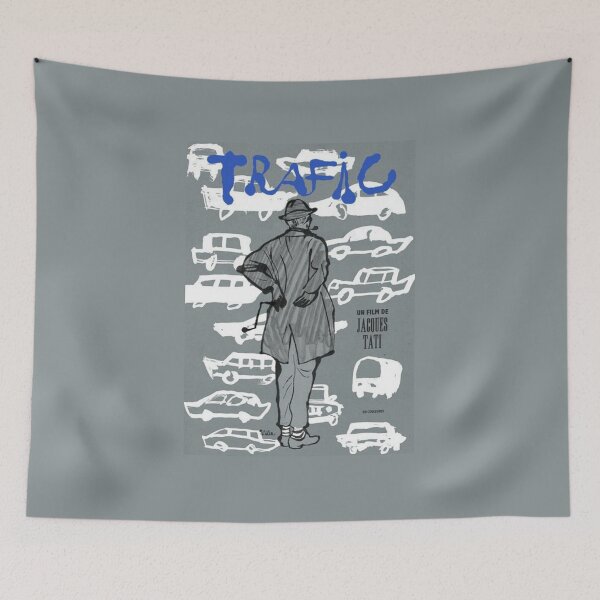 Item preview, Traffic by Jacques Tati Movie Poster designed and sold by PeacefulRiver.