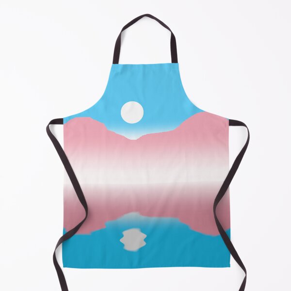 Item preview, Discreet Trans Flag Water Reflection designed and sold by Creations-By-Em.