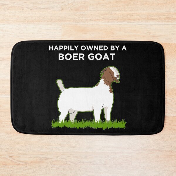 Item preview, Farm Animal Happily Owned By A Boer Goat print designed and sold by jakehughes2015.