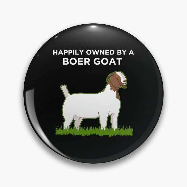 Item preview, Farm Animal Happily Owned By A Boer Goat print designed and sold by jakehughes2015.