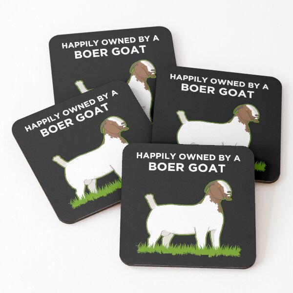 Item preview, Farm Animal Happily Owned By A Boer Goat print designed and sold by jakehughes2015.