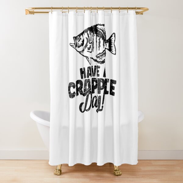 Crappie Fishing Shower Curtains for Sale