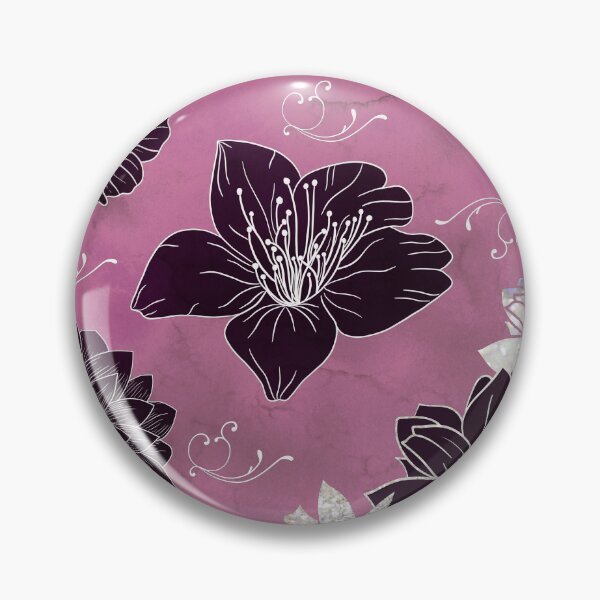 Item preview, Dusky Pink and Black Floral designed and sold by Minxylynx4.