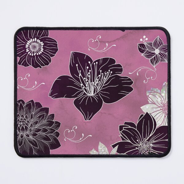 Item preview, Dusky Pink and Black Floral designed and sold by Minxylynx4.