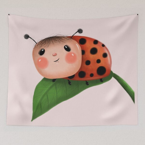 Item preview, Lovely Ladybug Digital Art designed and sold by Fundartcreative.