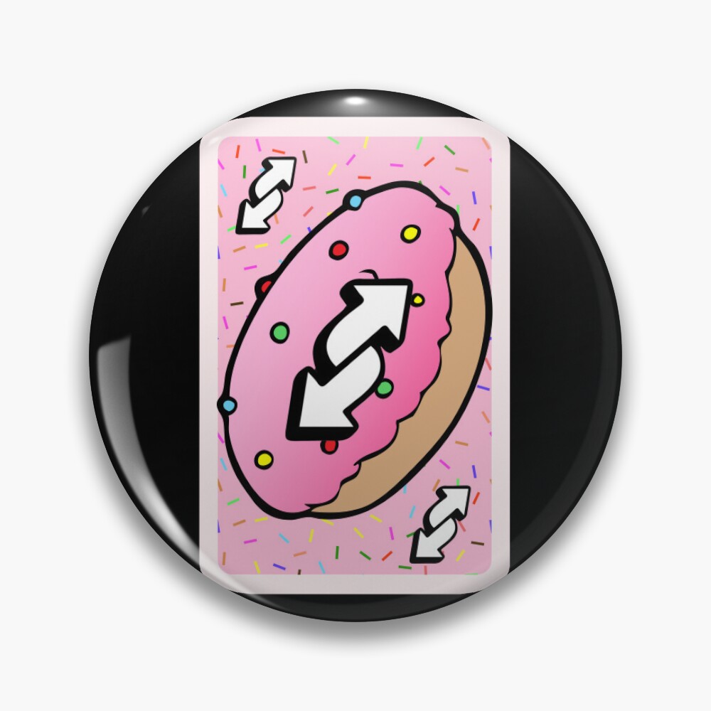 Uno Reverse Card - Donut, Doughnut Sticker for Sale by ladylaughprints