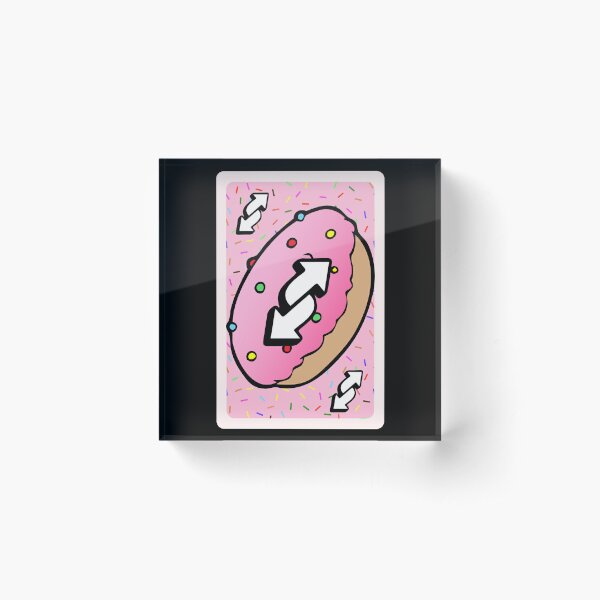 Uno Reverse Card Donut, Uno Reverse Card Doughnut Sticker for Sale by  ladylaughprints