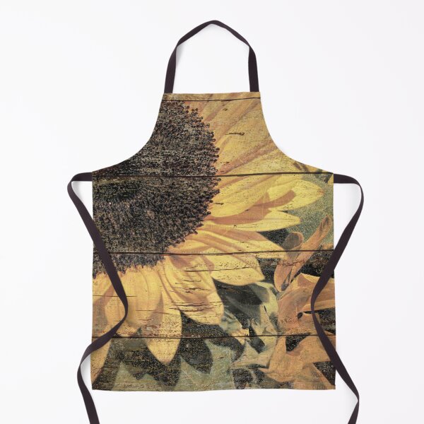 Item preview, Rustic Yellow Sunflower Flower Country Art Cottage Chic Matted Picture USA A023 designed and sold by byNicol.