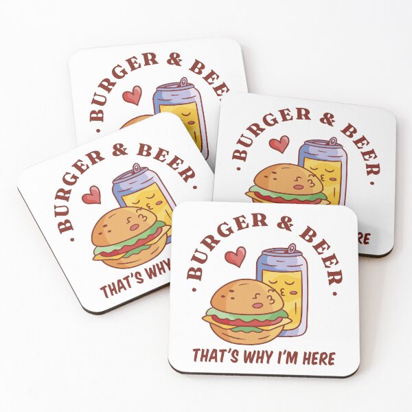 Item preview, Hamburger and beer drink  designed and sold by Cyrenaica 1949.