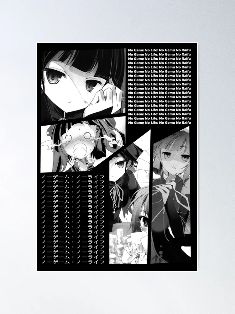 Sora No Game No Life No Gemu No Raifu Manga Panel Anime Design  Poster for  Sale by Raiden Designer Shop