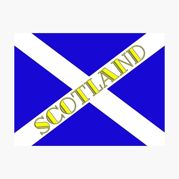 Artikelvorschau,  Andreaskreuz / The Saltire - Schottland entworfen und verkauft von Edpod.