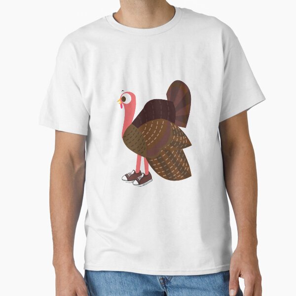 Item preview, Cute Cartoon Turkey Runner wearing sneakers designed and sold by Eggtooth.