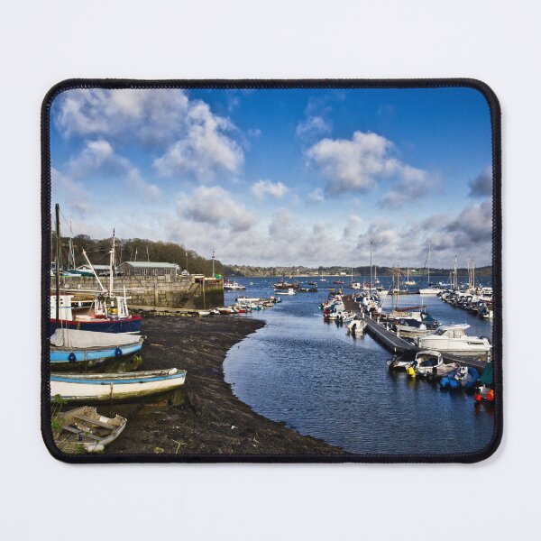 Item preview, Mylor port harbour with the tide out designed and sold by Ann Biddlecombe.