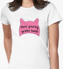 This Pussy Grabs Back Women's Fitted T-Shirt
