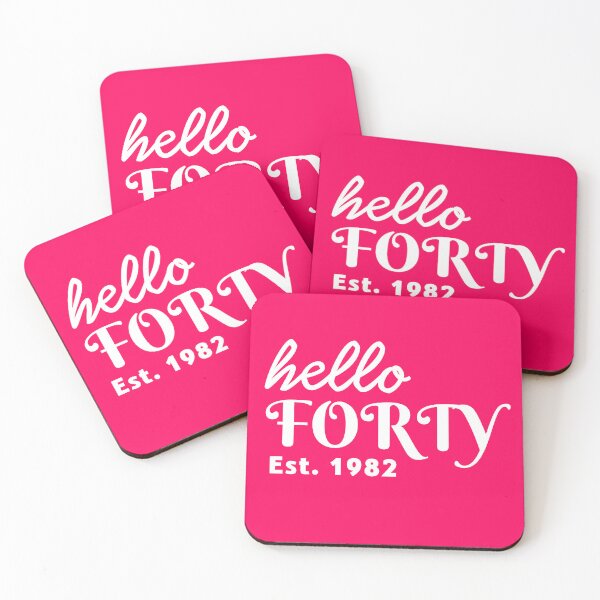 Item preview, Hello Forty- 40th Birthday Gift ,Gifts For Birthday, 40 Years Fitted  designed and sold by Morana5.