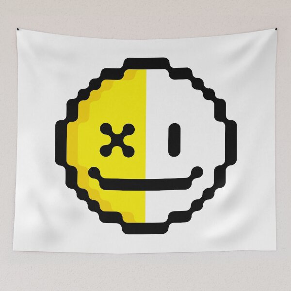 Item preview, wink smile yellow and white designed and sold by nalpoonggee.