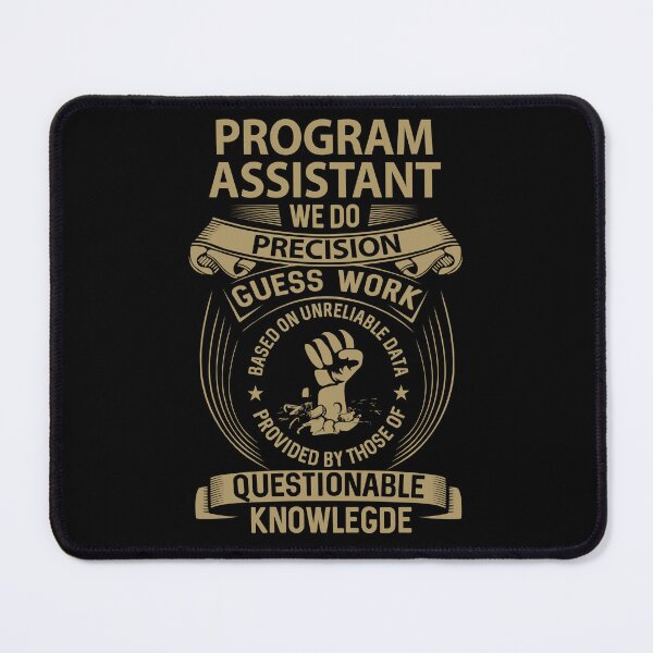 Artikelvorschau, Programm-Assistent-T-Shirt - wir tun Präzisions-Job-Geschenkartikel-T-Stück entworfen und verkauft von smueller39.