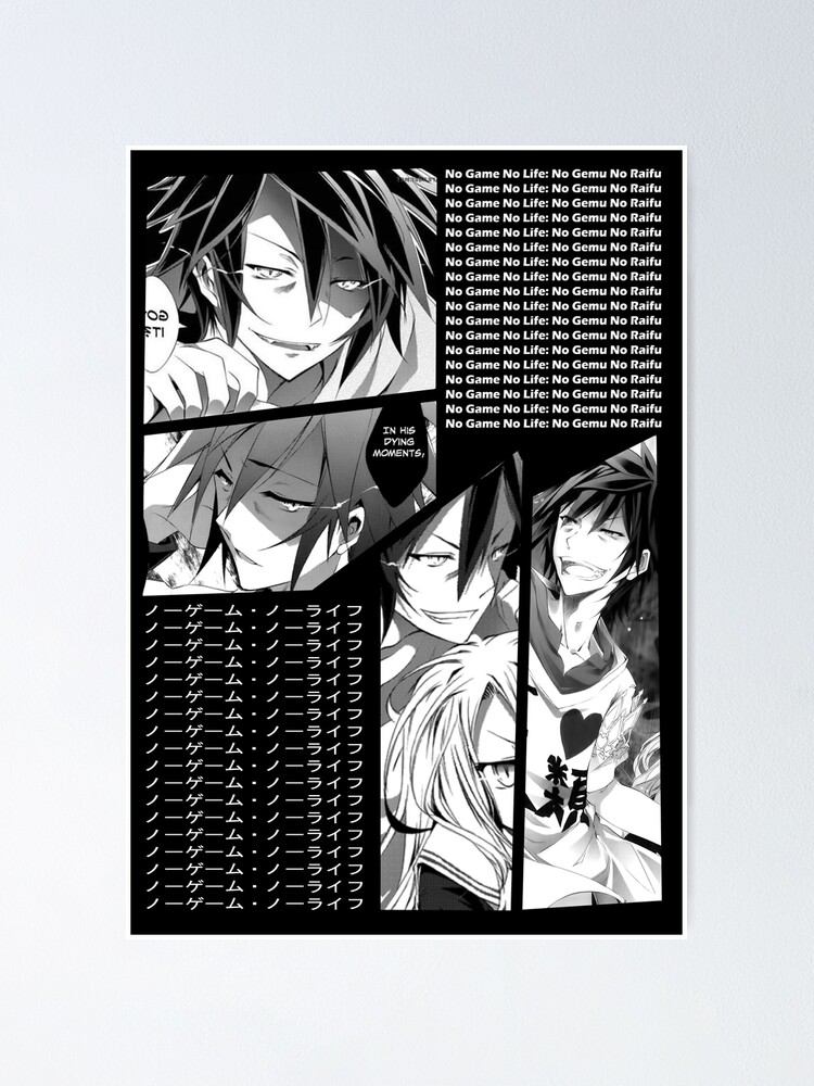 Tapis de souris manga no game no life