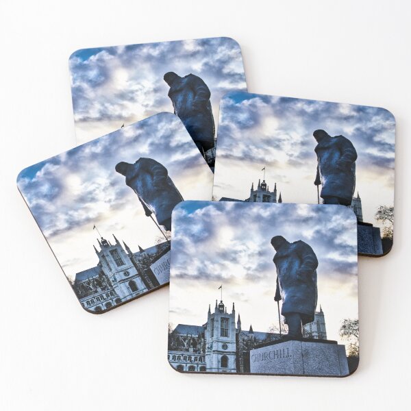 Item preview, Churchill statue at parliament in London designed and sold by Ann Biddlecombe.