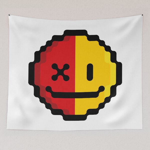Item preview, wink smile red and yellow designed and sold by nalpoonggee.