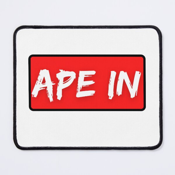 Item preview, Ape In - NFT Quote, NFT Humor, NFT Lovers designed and sold by nft-millionaire.