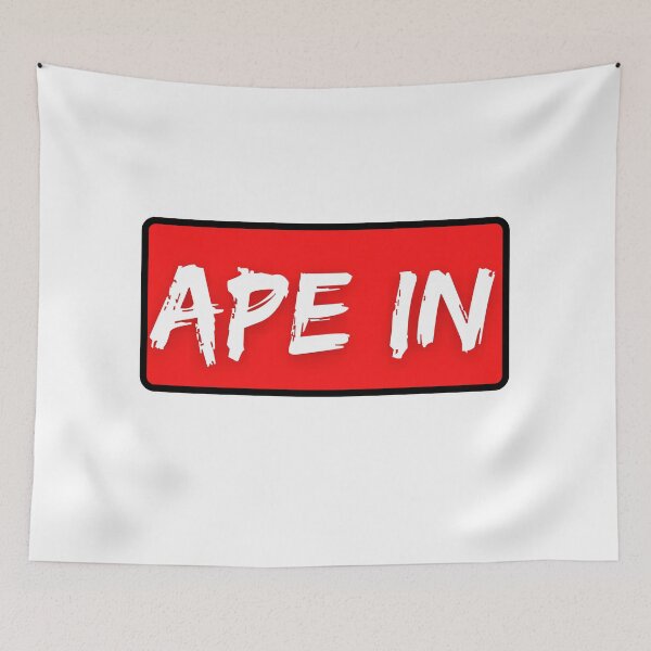 Item preview, Ape In - NFT Quote, NFT Humor, NFT Lovers designed and sold by nft-millionaire.