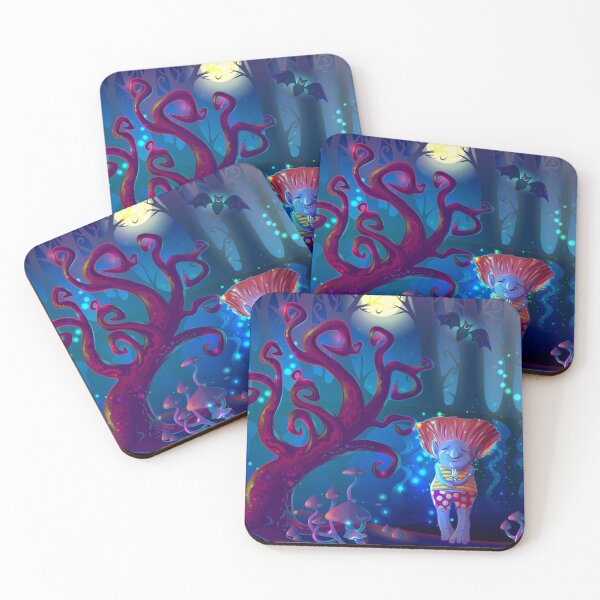 Item preview, the wizard doing dark magic in enchanted forest poster designed and sold by oldeck.