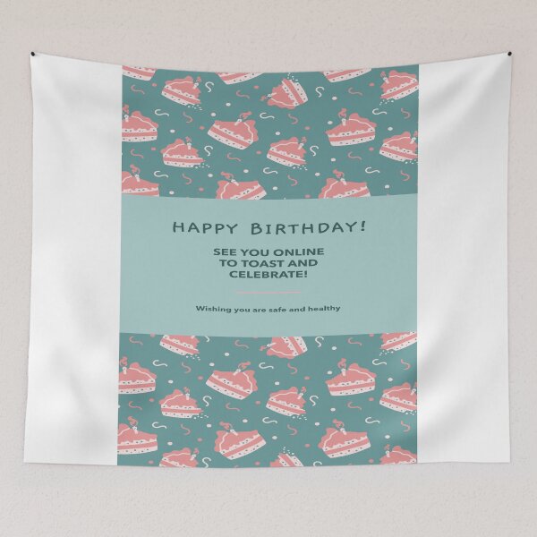 Item preview, PERRTY CAKE BIRTHDAY GREETING CARD designed and sold by RetroPlaceee.