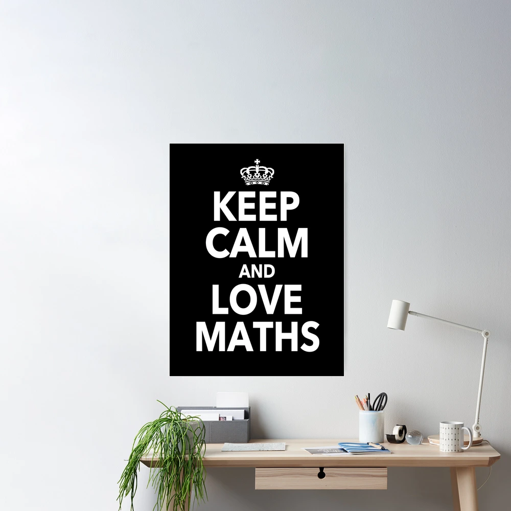 keep calm and love math wallpaper