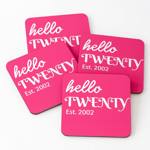 Item preview,  Hello Twenty -20th Birthday Gift ,Gifts For Birthday, 20 Years Fitted  designed and sold by Morana5.