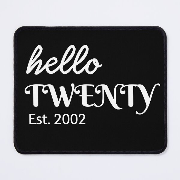 Item preview, Hello Twenty -20th Birthday Gift ,Gifts For Birthday, 20 Years Fitted designed and sold by Morana5.