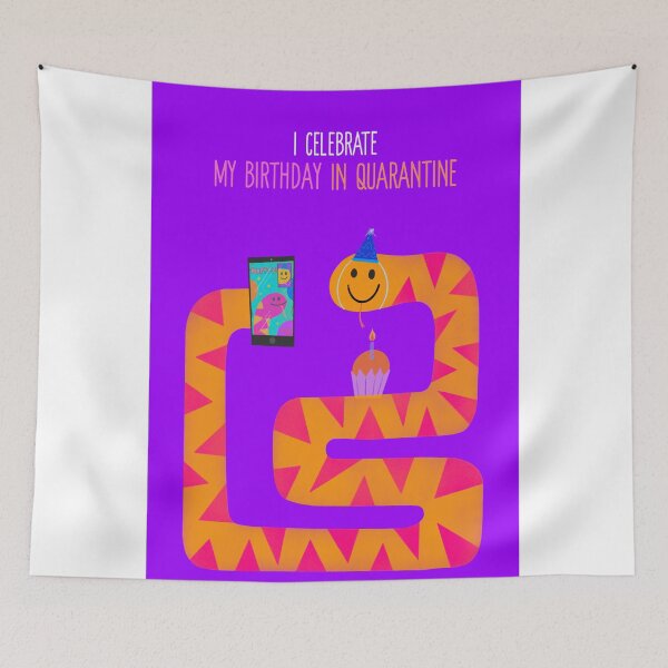 Item preview, QUARANTINE SNAKE BIRTHDAY PARTY  designed and sold by RetroPlaceee.