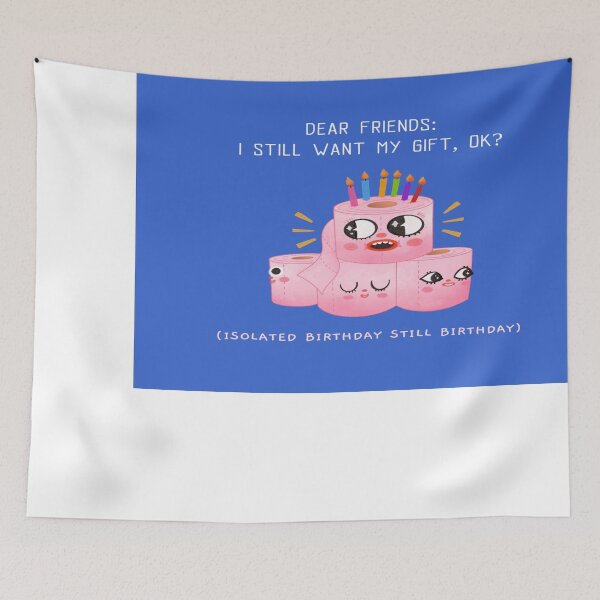 Item preview,  TOILET PAPER BIRTHDAY  designed and sold by RetroPlaceee.