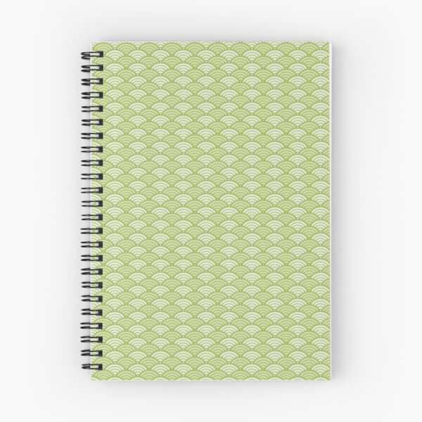 Artikelvorschau, Mid Century Modern Waves Wifi Halbkreis Druckmuster Mod Design grüner Salbei entworfen und verkauft von Shayna Westfall.