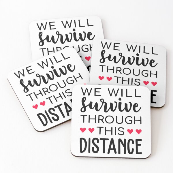 Item preview, We Will Survive Through This Distance - Long Distance Relationship designed and sold by T-shirt For You.