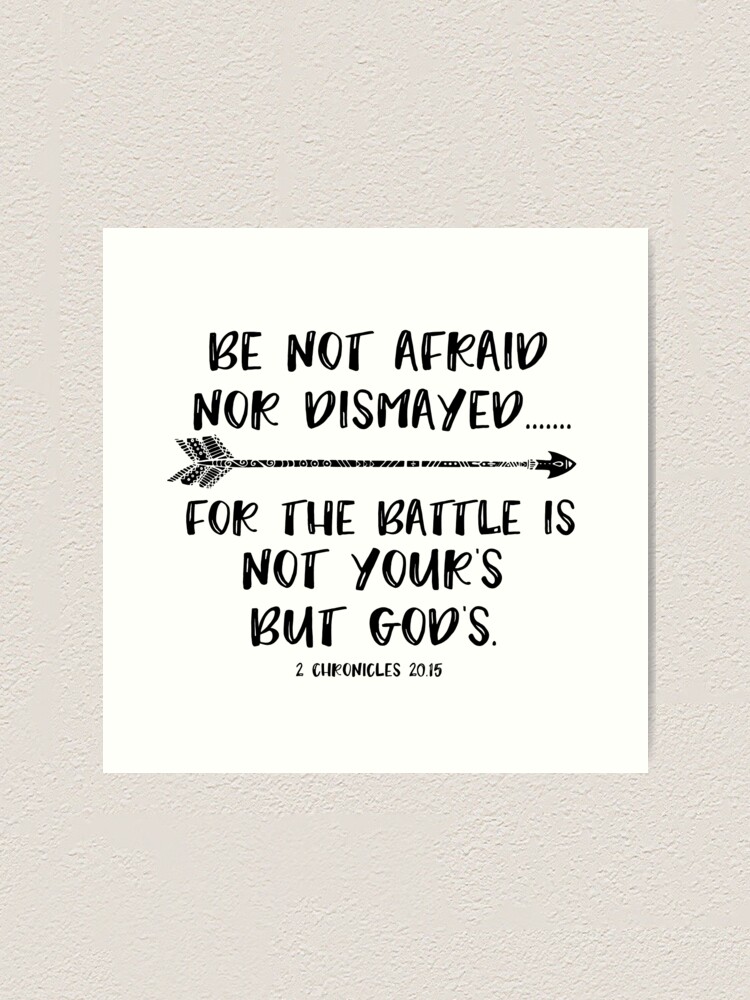 be not afraid in the bible