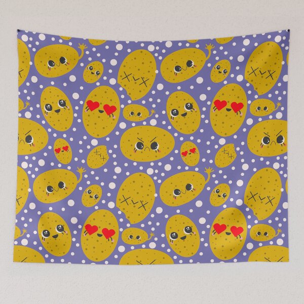 Item preview, Potato Pattern Purple designed and sold by racharanha.