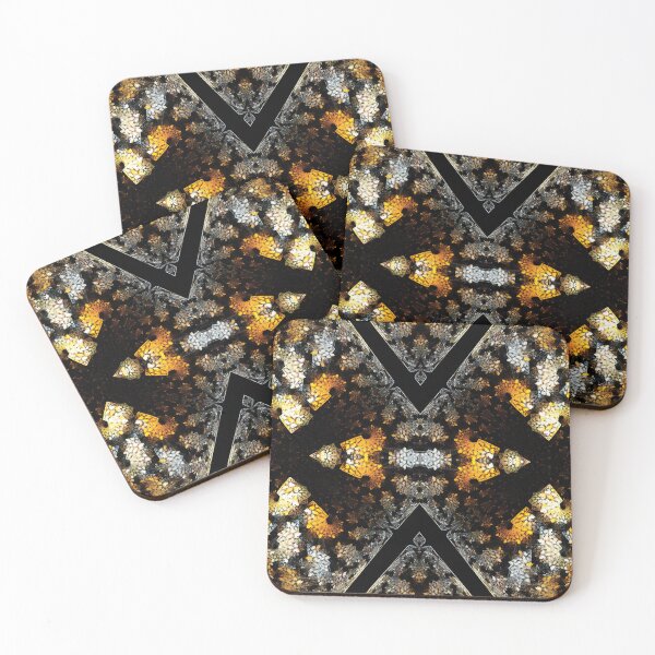Item preview, Fractal rust and silver mosaic designed and sold by effervescence.