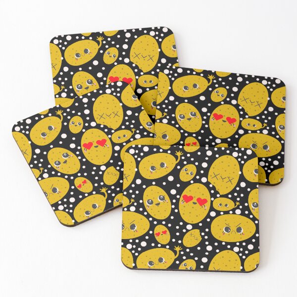 Item preview, Potato Pattern Black designed and sold by racharanha.